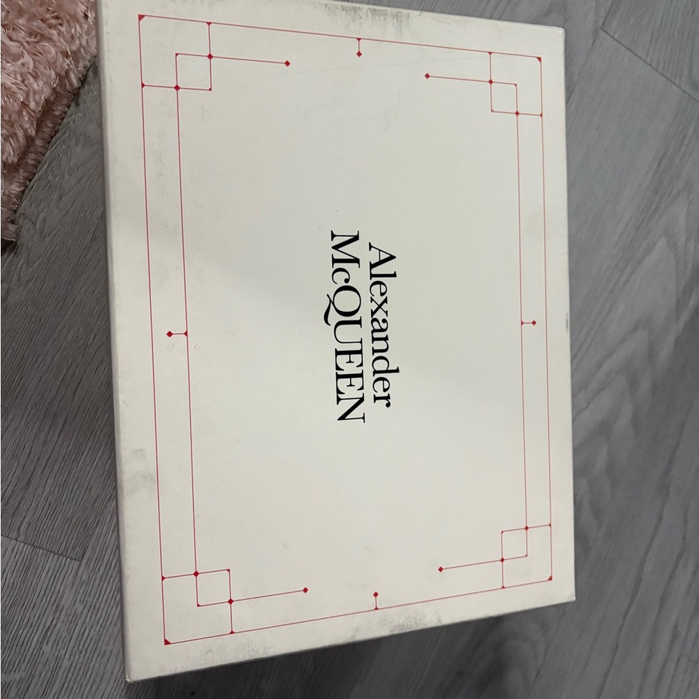 Alexander McQueen White and Red Coffee Table Book
